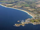La pointe de Tr&eacute;vignon vue du ciel.