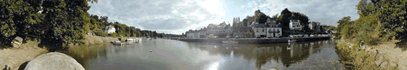 Vue panoramique de Pont-Aven.